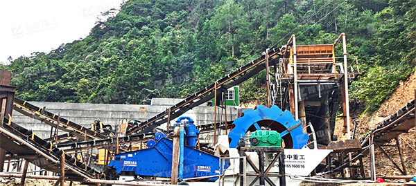 水洗砂生產線方案配置，要求兩月加工六萬噸石料，石子沙子都要
